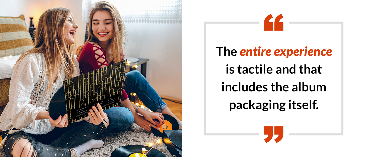 The growth of vinyl LP record album sales